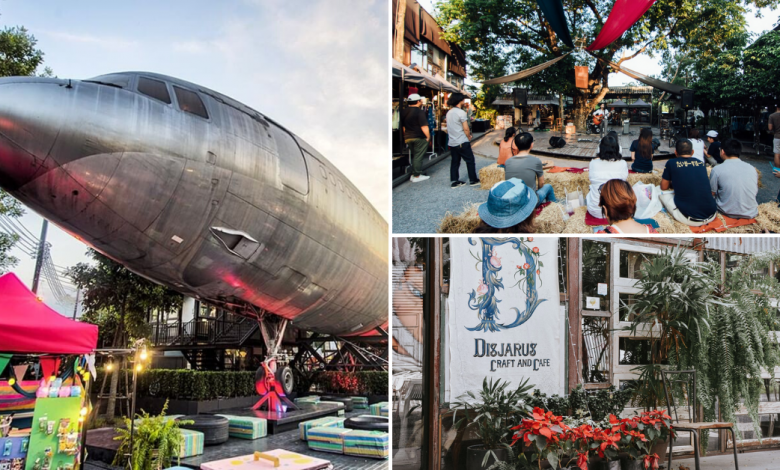 Photo of This Creative Retro Park In Bangkok Features A Real Plane & Instagram-Worthy Cafes