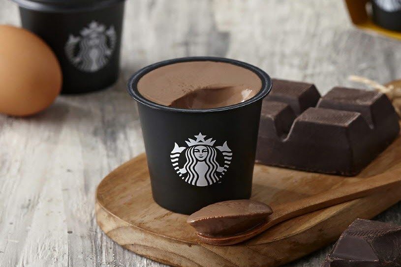 Starbucks Thailand chocolate pudding