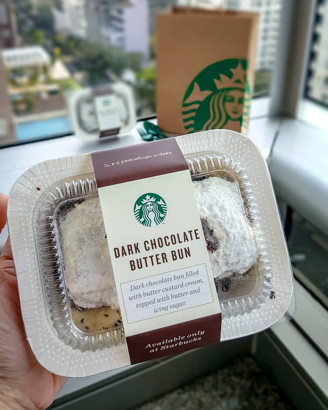 Starbucks Dark Chocolate Butter Bun