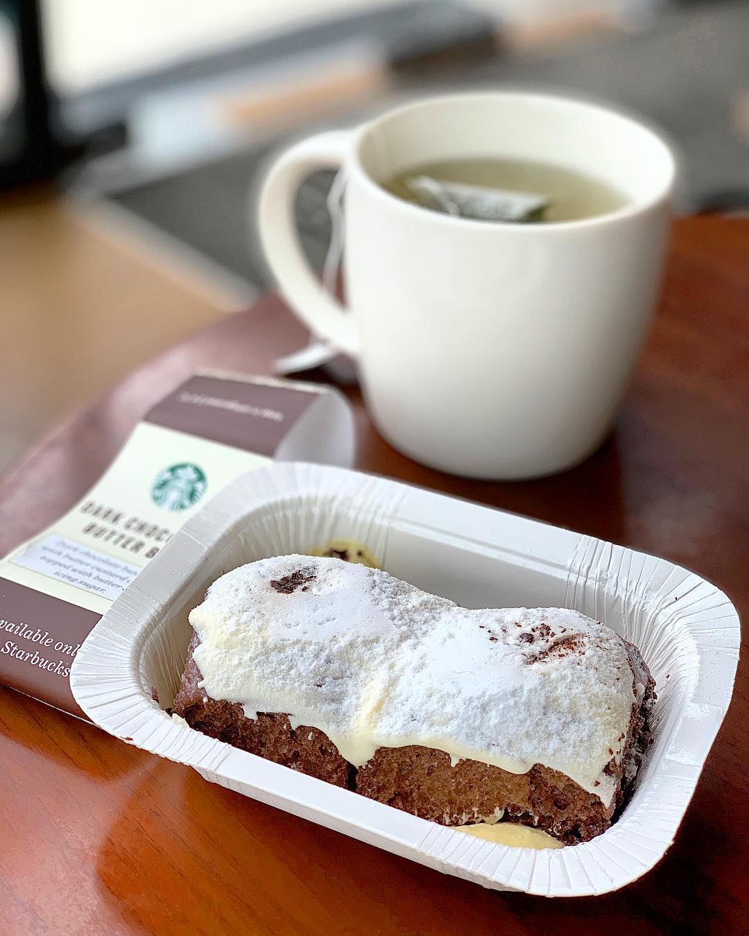 Starbucks Dark Chocolate Butter Bun