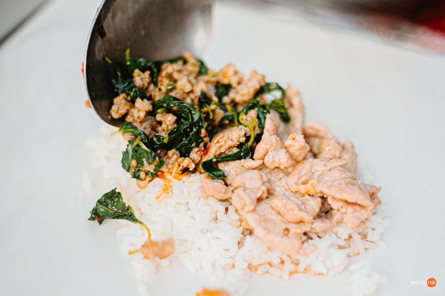 This Stall In Bangkok Has Been Selling 10 Baht Basil Pork Rice For