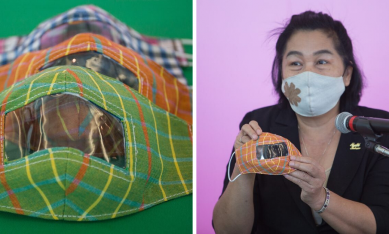 Photo of Thai Govt Creates Special Face Masks For the Deaf That Comes With Transparent Window