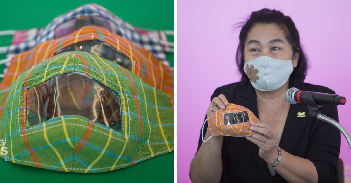 thai-govt-creates-special-face-masks-for-the-deaf-that-comes-with