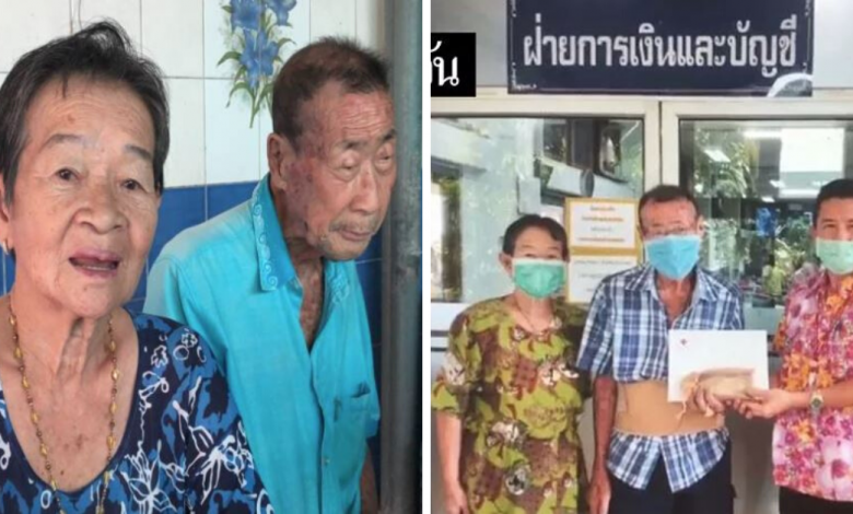 Photo of Elderly Hawker Couple Shows Appreciation By Donating Over ฿1 Million To Hospitals In Need