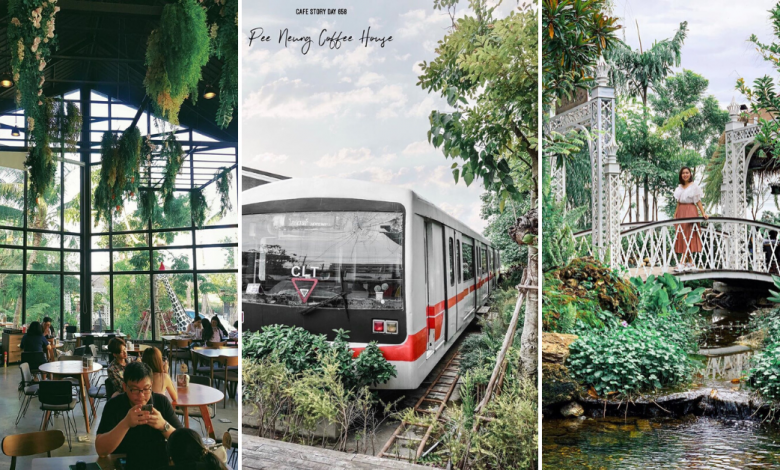 Photo of This Garden-Themed Cafe Has A Beautiful Glasshouse, Bean Bag Room And A Train