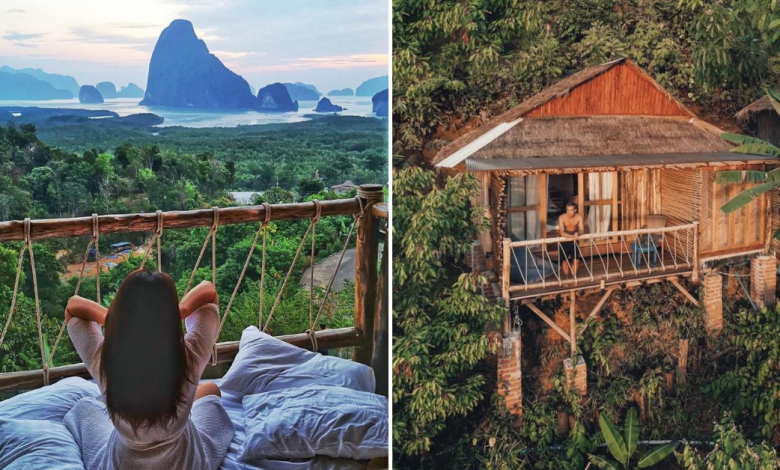 This Treehouse Resort In Phuket Overlooks A Panoramic View Of Phang Nga Bay Bangkok Foodie