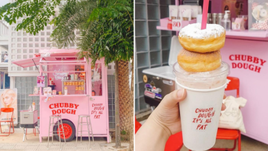 Photo of This Pink Cart In Bangkok Serves Milkshakes Topped With Doughnuts For A Fun Treat