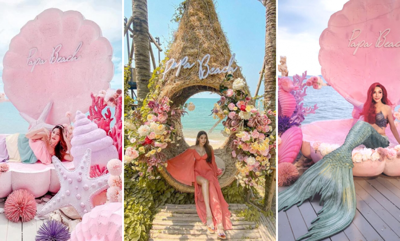 Photo of This Beachside Cafe In Chonburi Has A Mermaid-Themed Photo Booth, Bird Nest Seats And More