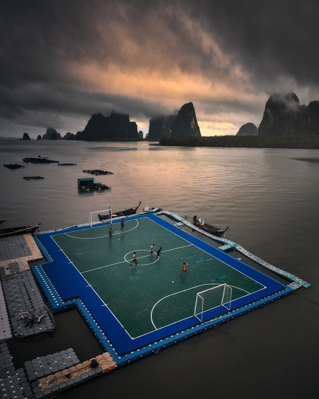 Floating Soccer Pitch Thailand
