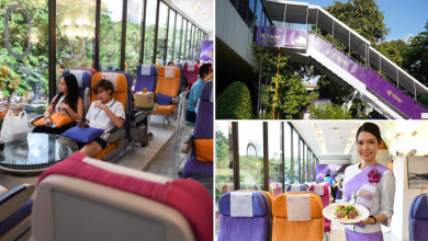 Photo of Thai Airways Transforms Its Bangkok HQ Cafeteria Into An Airline-Themed Restaurant