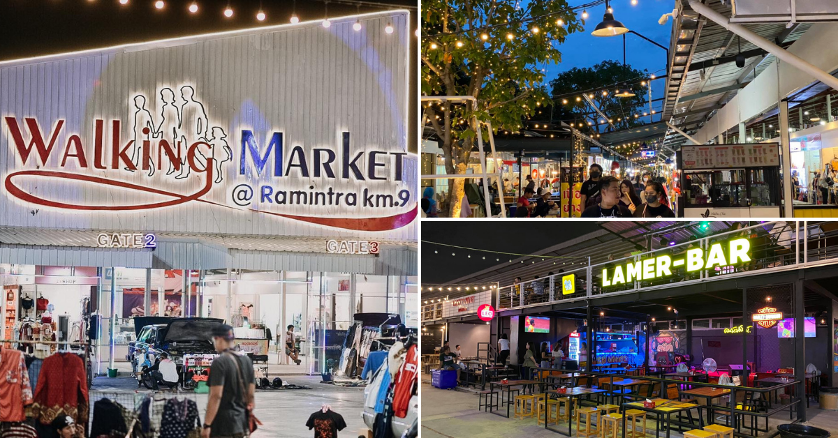 This New Night Market In Bangkok Has Neon Lights, Vintage Stalls And