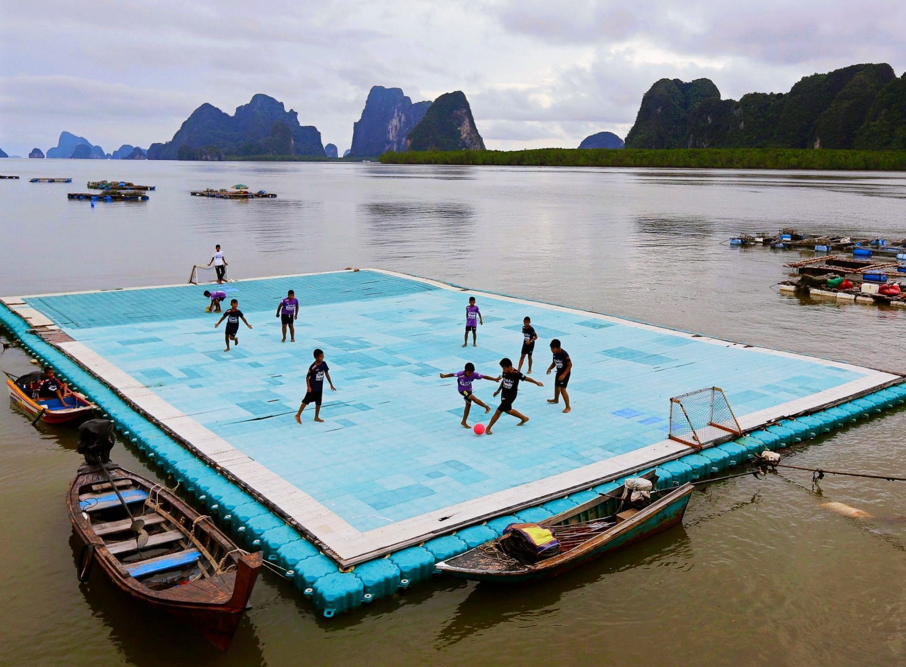 Floating Soccer Pitch Thailand