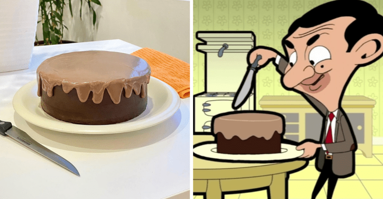 Here's How To Make The Classic Chocolate Cake From The Mr. Bean Cartoon  Series - Bangkok Foodie
