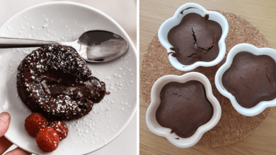 Photo of This Viral Chocolate Molten Lava Cake Recipe Using An Air Fryer Is Easy & The Results Are Delicious