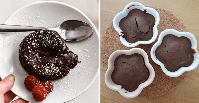 Photo of This Viral Chocolate Molten Lava Cake Recipe Using An Air Fryer Is Easy & The Results Are Delicious