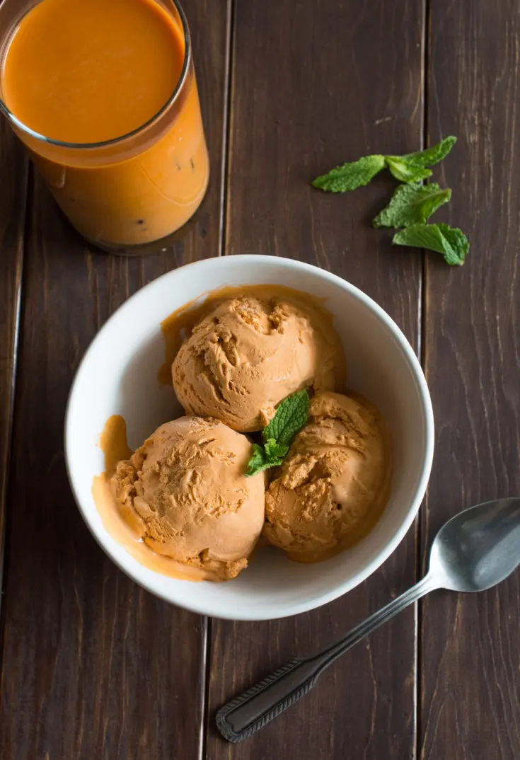 thai milk tea ice cream