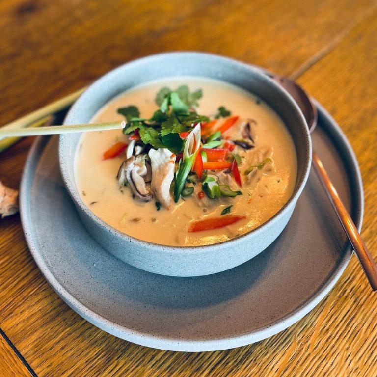 Tom Kha Gai Recipe: Make This Creamy Fragrant Thai Coconut Chicken