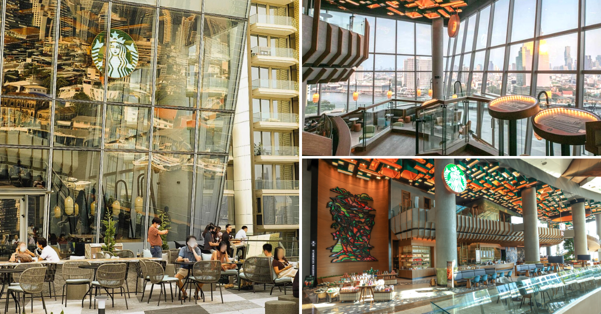 Starbucks Reserve Chao Phraya Riverfront Bangkok Is The Largest