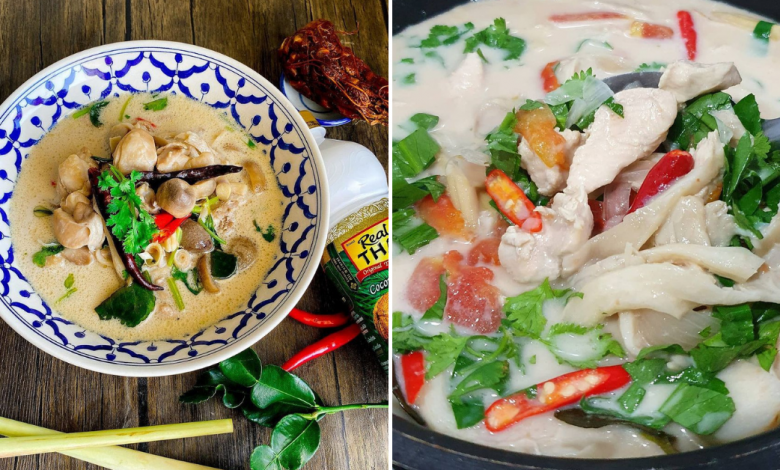 Tom Kha Gai Recipe Make This Creamy Fragrant Thai Coconut Chicken Soup Bangkok Foodie 