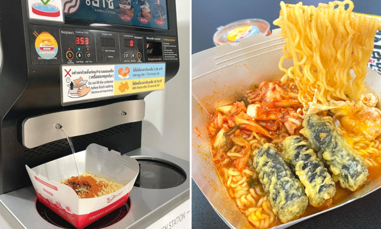 Photo of First-Ever Self Cook Ramen Station In Bangkok Spotted At This Korean Covenience Store